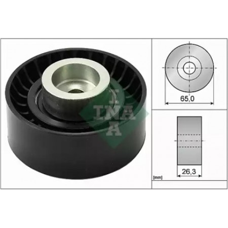 Ролик генератора Citroen Jumper 2.2HDi 06-/ Ford Transit 2.0-2.2TDCi 06- (паразитный) (65х26.3) (532 0470 10)