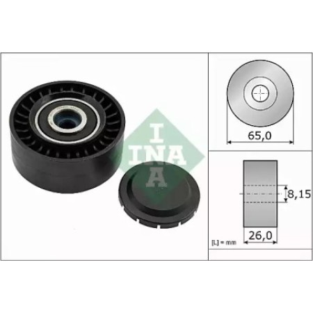 Ролик генератора Audi A4/A6/A8 2.0/2.7/3.0 TDI/VW Touareg 3.0 TDI 04- (паразитный) (65х26) (532 0564 10)