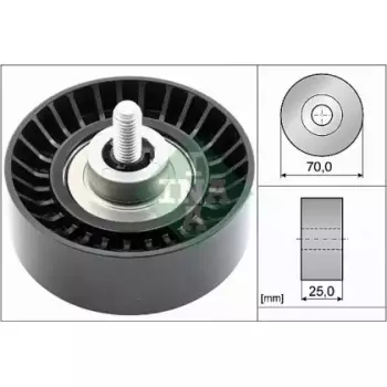 Ролик генератора Ford Focus/Fiesta/C-Max/Transit 1.5-1.6 EcoBoost 10- (паразитный) (70x25) (532 0655 10)