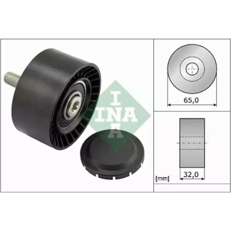 Ролик генератора BMW 1(F20/F21)/2(F22/F87)/3(F30/F80)/4(F33/F83)/5(F10) 3.0 07- (паразитный) (65х32) (532 0660 10)