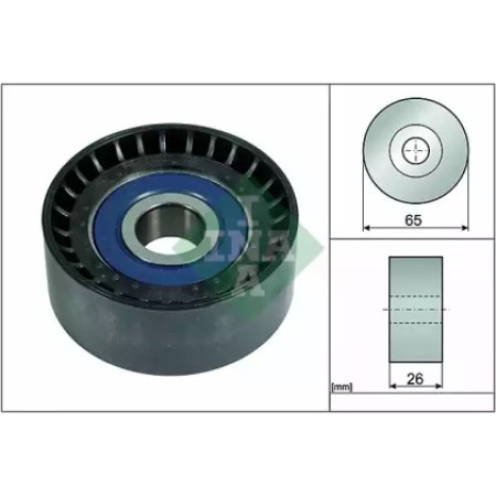 Ролик генератора Opel Astra J 09-15(паразитный) (65х26) (532 0666 10)