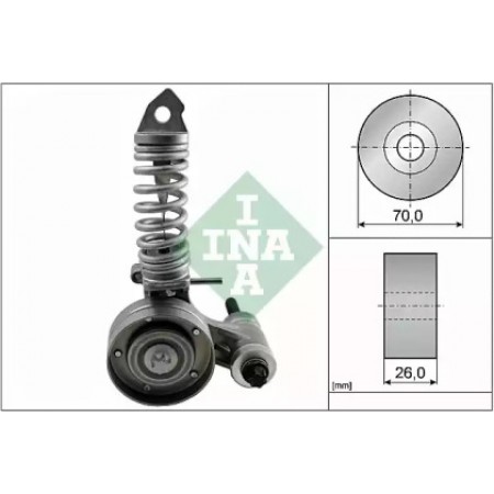 Натяжитель ремня генератора Opel Astra G/Corsa C 1.2I 16V 98- (533 0085 30)