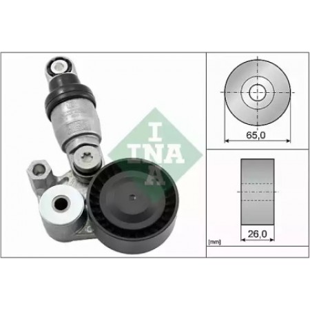 Натяжитель ремня генератора Mazda 3/6/CX-5 2.0/2.5 11- (533 0129 10)