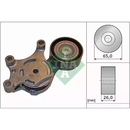 Натяжитель ремня генератора Citroen/Peugeot/Ford 1.4HDi/1.6TDCi 01- (534 0075 20)