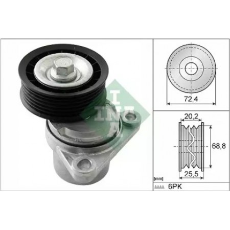 Натяжитель ремня генератора Mazda 6 1.8-2.3 MPS 02-07 (534 0326 10)