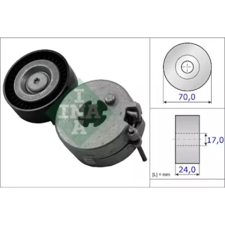Натяжитель ремня генератора VW T5 2.0 TSI 11-15 (534 0333 10)