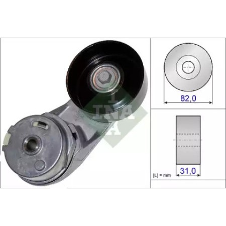 Натяжитель ремня генератора Opel Insignia A 2.0Turbo 14-17, (+AC) (534 0372 10)