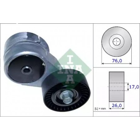 Натяжитель ремня генератора Hyundai Accent/Kia Cerato 1.6 CVVT 04- (534 0417 10)