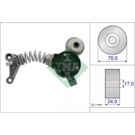 Натяжитель ремня генератора Audi A4/A6/A8 3.0i 01-06 (534 0419 10)