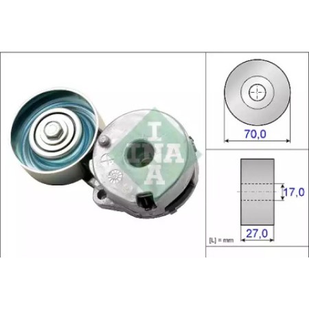 Натяжитель ремня генератора Nissan X-Trail/Qashqai/Renault Clio/Fluence/Laguna III 2.0 16 V 07- (534 0442 10)