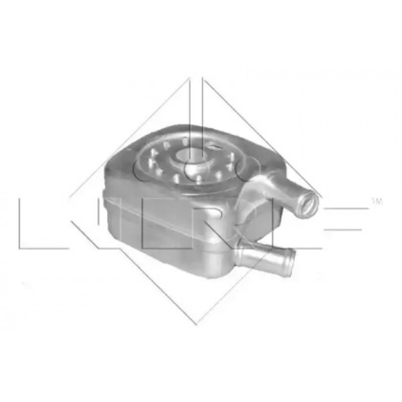 Радиатор масляный VW Caddy/Crafter/T5 1.9/2.5TDI 163ps (теплообменник) (31306)