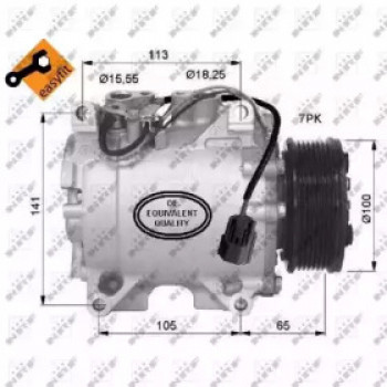 Компрессор кондиционера Honda CR-V 2.0 01-07 (32448)