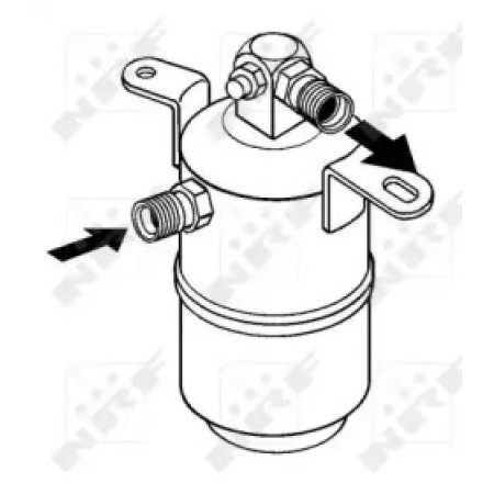 Осушитель кондиционера MB W210 95-03 (33075)