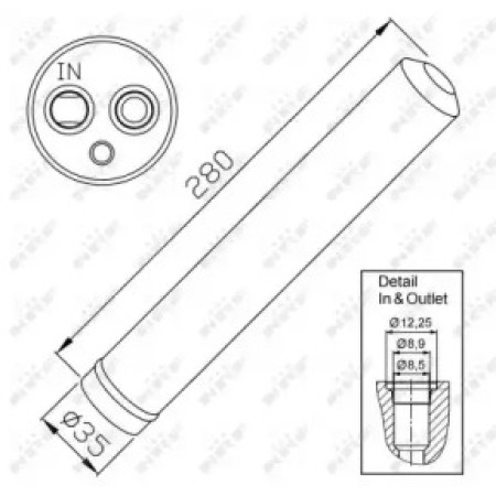 Осушитель кондиционера Mazda 3 08-14/6 02-13/CX-7 07-13 (33302)