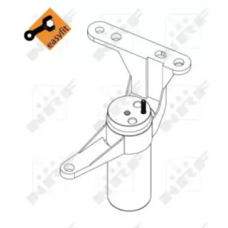Осушитель кондиционера Renault Kangoo 1.5 dCi 01- (33355)