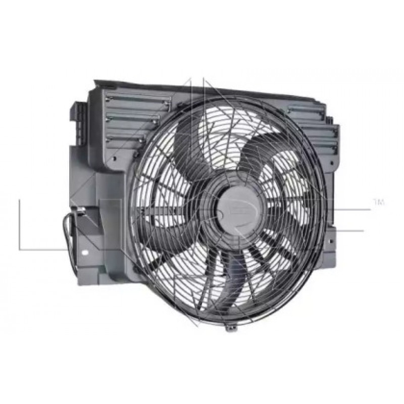 Вентилятор радиатора BMW X5 (E53) 00-06 (с диффузором) (47218)