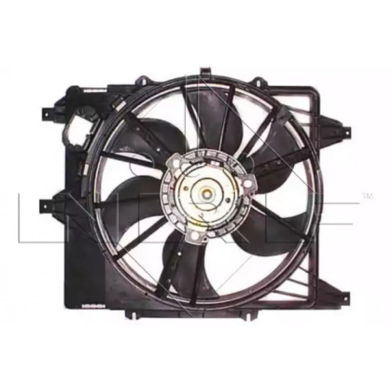 Вентилятор радиатора Renault Kangoo 97- (с диффузором) (47361)