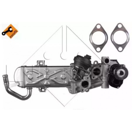 Радиатор рециркуляции ОГ (с клапаном EGR) VW 1.6/2.0TDI 09- (03L131512CF) (48213)