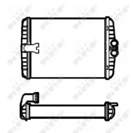 Радиатор печки MB C-class (W202)/E-class (W210) -03 (53552)