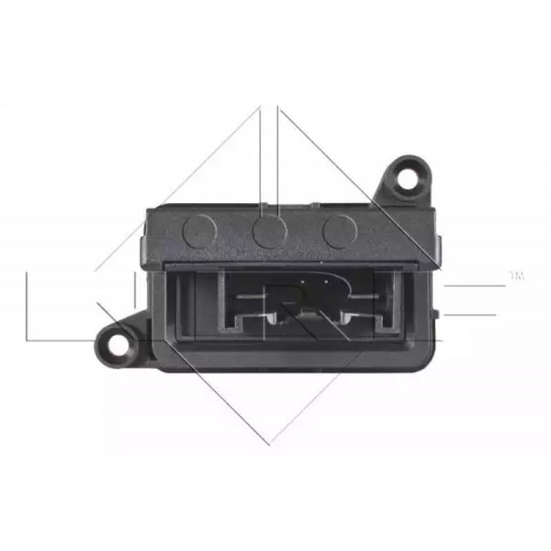 Резистор вентилятора печки Ford Focus/Mondeo 04-15 (342016)