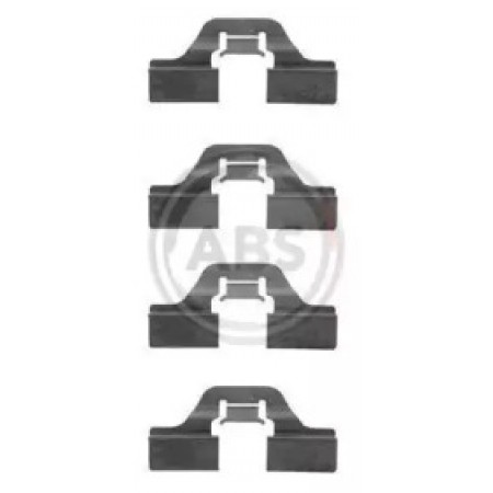 Монтажный к-кт тормозных колодок BERLINGO/PARTNER/CADDY 98-15 (1211Q)