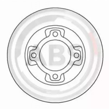 Тормозной диск перед. Mazda 323 II (227 mm * 11mm) (15553)