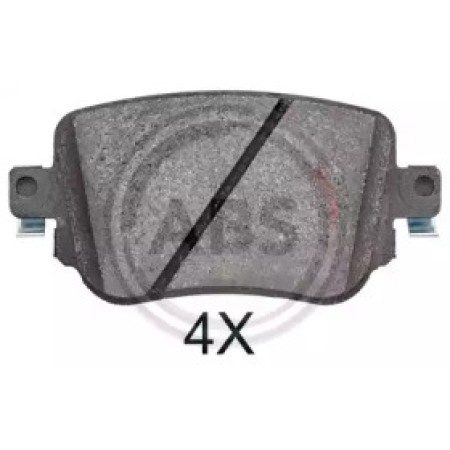 Задні гальмівні колодки A.B.S. для Skoda Octavia III, Volkswagen Sharan, Audi Q3 (12-) (TRW) 35001