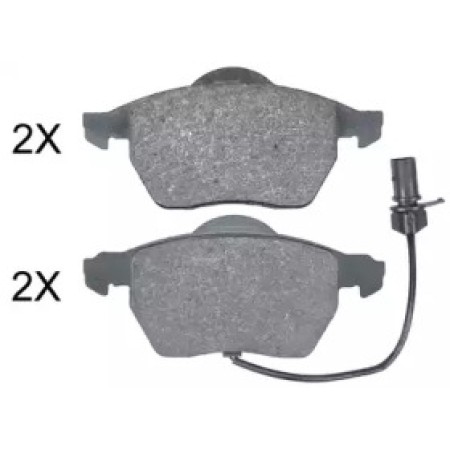 Передние тормозные колодки A.B.S. для Volkswagen Passat B5, Audi A4, A6 (00-05) 35026