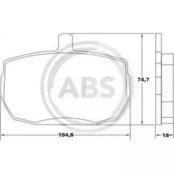 Колодки тормозные перед. Daily/Landrover/Pilot/Range Rover/Transit (69-07) (36124)