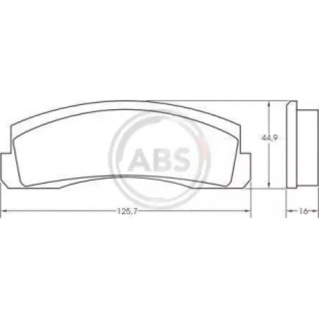 Передні гальмівні колодки A.B.S. для Lada Niva (76-21) 36136