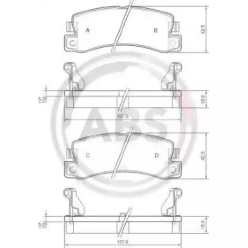 Колодки тормозные задн. Avensis/Corolla/Camry/Corona/Celica/Carina/RX/ES 87-07 (36604)