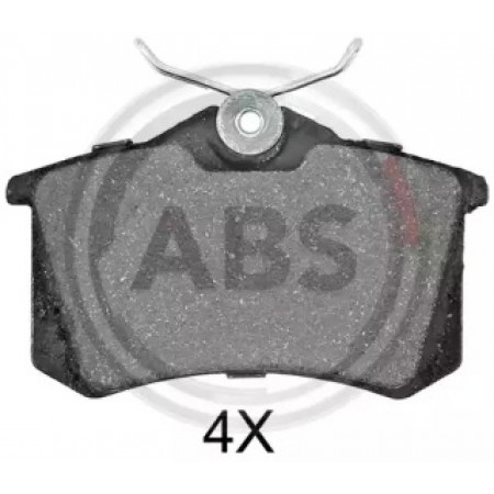 Задні гальмівні колодки A.B.S. для Volkswagen Caddy III, Caddy IV, Passat, Audi A4, A6 (Lucas) (15mm) 36623