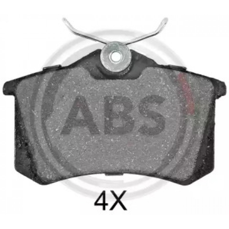 Тормозные колодки зад. Caddy III/IV/Passat/Audi A4/A6 (Lucas) (15mm) (36623)