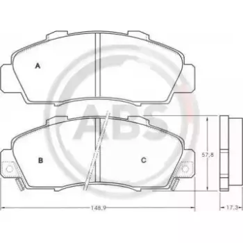 Колодки тормозные пер. Legend/Accord/Shuttle/CR-V/Civic 93-05 (36737)