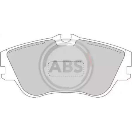Передние тормозные колодки A.B.S. для Volkswagen T4 (98-) (R15) (невент.диск) 36876