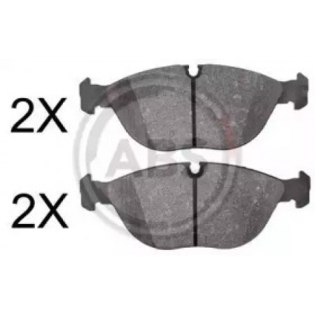 Передние тормозные колодки A.B.S. для Mercedes W210 (ATE) 36957