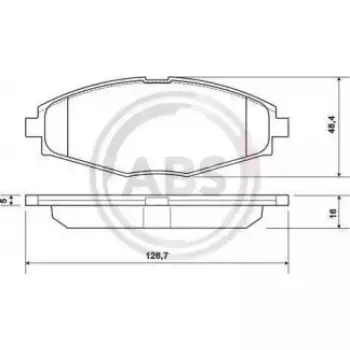 Колодки тормозные перед. Benni/Lanos/Matiz/Sens/Spark (97-21) (37139)