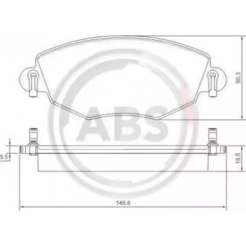 Тормозные колодки перед. Mondeo III/Jaguar X-TYPE 00- (Bosch) (37215)