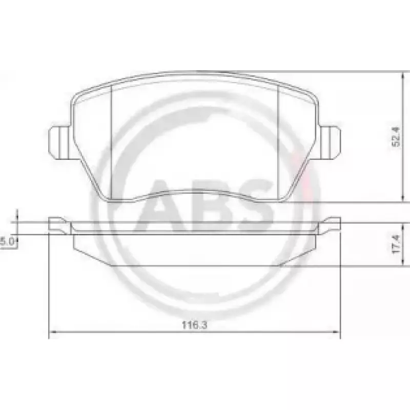 Тормозные колодки перед Kangoo/Logan 08-/Duster 10- (TRW) (37395)
