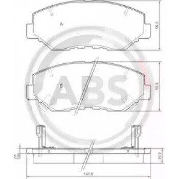 Колодки тормозные пер. Civic/CR-V 05- (37424)