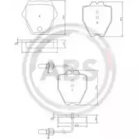 Тормозные колодки перед. VW Phaeton 02-07 (TRW) (37448)