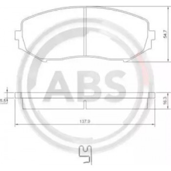 Тормозные колодки перед. Suzuki Grand Vitara 05-15 (tociko) (37531)