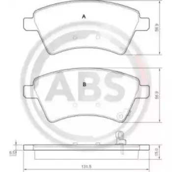 Тормозные колодки перед Suzuki SX4 04> (37532)