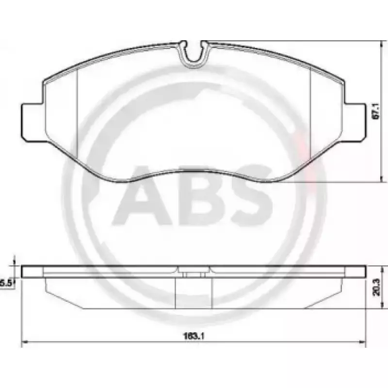 Колодки тормозные перед. Crafter/W447/W906/W907/Viano W639 (03-21) (37553)