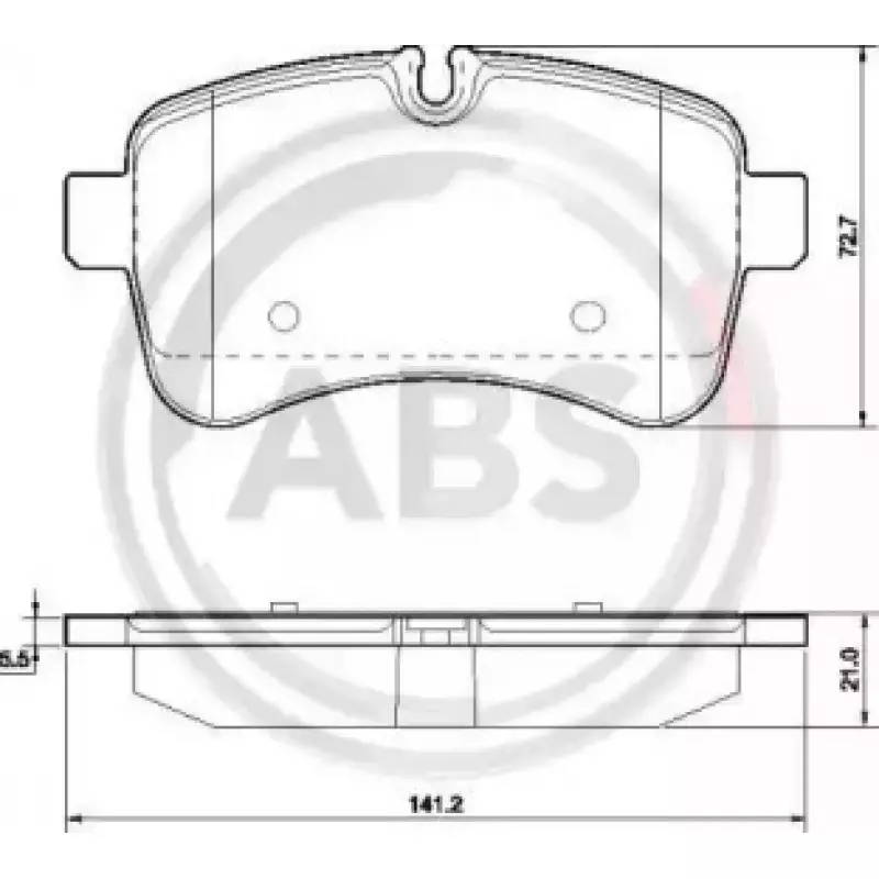 Тормозные колодки зад. Iveco Daily 06-14 (brembo) (37630)
