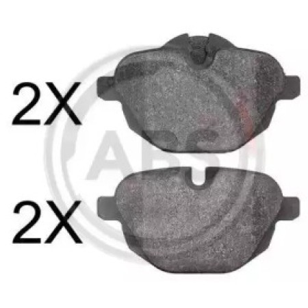 Задние тормозные колодки A.B.S. для BMW 5 F10, X3 F25 (10-) (TRW) 37731