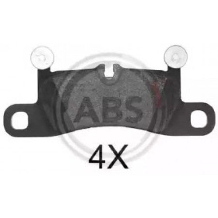 Задние тормозные колодки A.B.S. для Volkswagen Touareg, Porsche Cayenne (10-) 37788