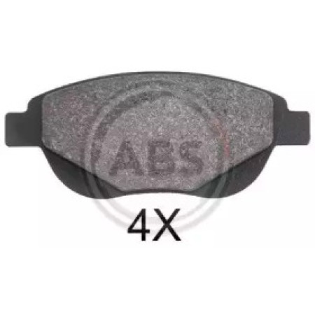 Передние тормозные колодки A.B.S. для Citroen C4 (04-11) 37885