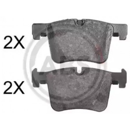 Передні гальмівні колодки A.B.S. для BMW F36, F23, F34, F33, F22, F32, F21, F31, F20, X F26, F30, X F25 (10-) 37887