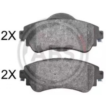 Передние тормозные колодки A.B.S. для Citroen C4, DS4 (10-21) 37890